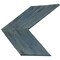 Ekena Millwork 14 3/4"W x 14"H x 3/4"D Vintage Farmhouse 5 1/2" Chevron, Barnwood Decor Collection, Driftwood Blue DECR14X14X075CHVBU - alternate 5